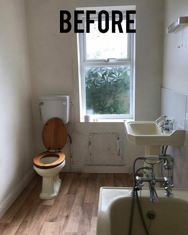 katie ormerod bathroom before